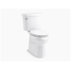k-31674 gleam™ comfort height® the complete solution® two-piece elongated 1.28 gpf chair height toilet with slow-close seat