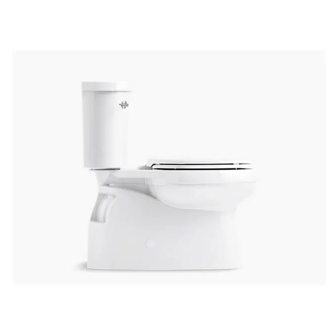 K-31674 Gleam™ Comfort Height® The Complete Solution® two-piece elongated 1.28 gpf chair height toilet with slow-close seat