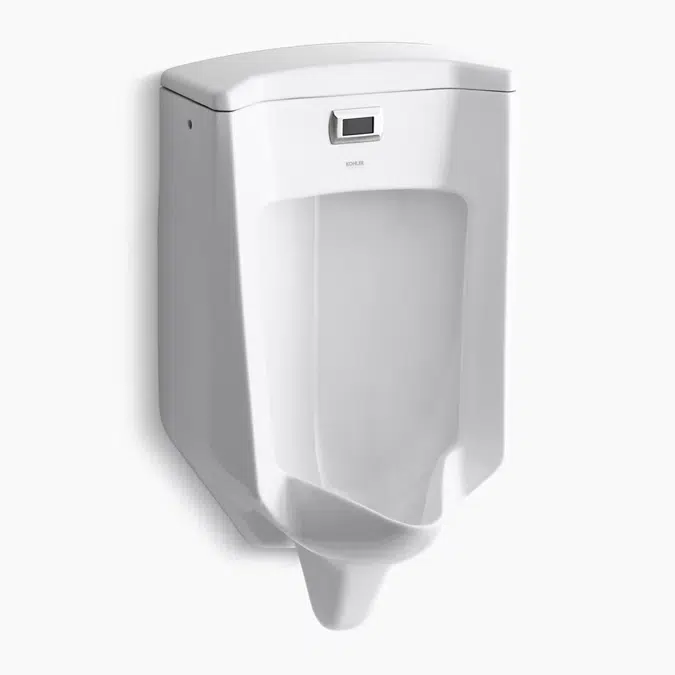 Bardon™ Wall-hung rear-spud touchless urinal, 0.5 gpf