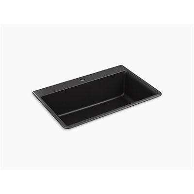 Image for K-8437-1 Kennon® 33" x 22" x 10-1/8" Neoroc® top-mount/undermount single-bowl kitchen sink