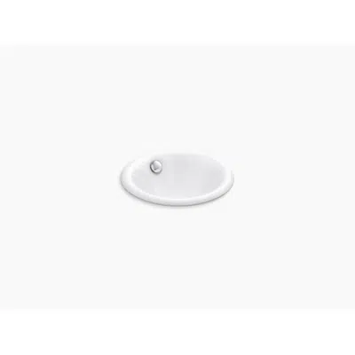 изображение для K-20211 Iron Plains® Round Drop-in/undermount bathroom sink
