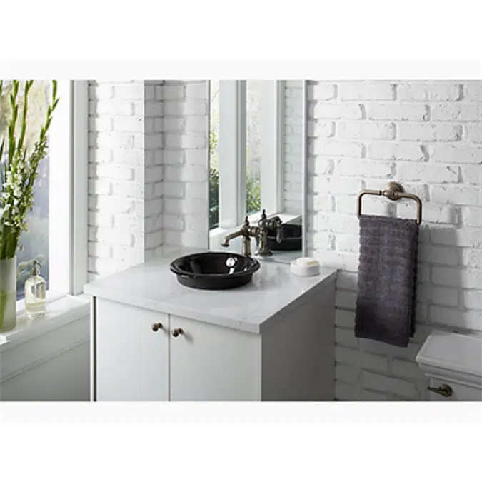 K-20211 Iron Plains® Round Drop-in/undermount bathroom sink