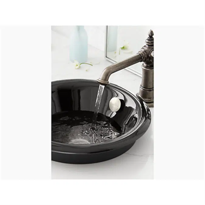K-20211 Iron Plains® Round Drop-in/undermount bathroom sink