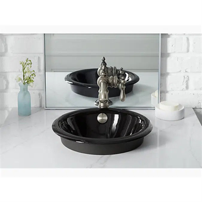 K-20211 Iron Plains® Round Drop-in/undermount bathroom sink