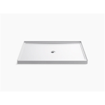 k-8659 rely® 60" x 42" single-threshold shower base with center drain