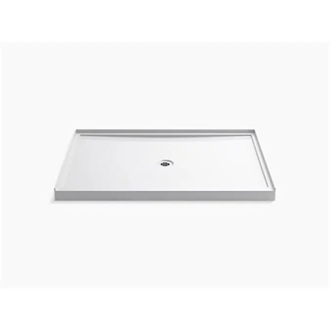 K-8659 Rely® 60" x 42" single-threshold shower base with center drain