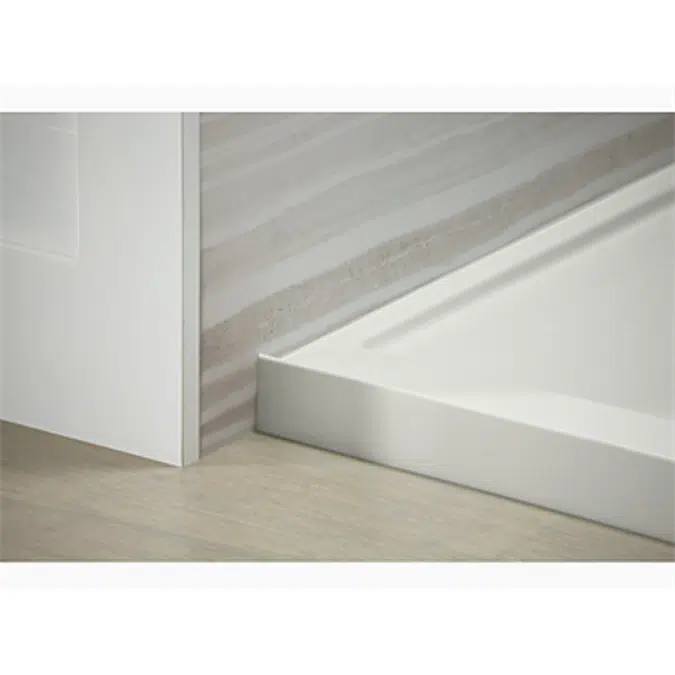 K-8659 Rely® 60" x 42" single-threshold shower base with center drain