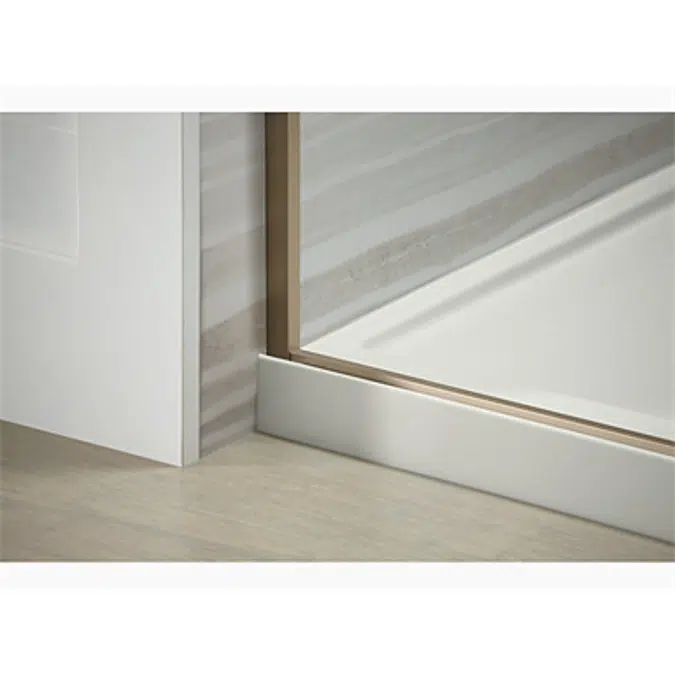 K-8659 Rely® 60" x 42" single-threshold shower base with center drain