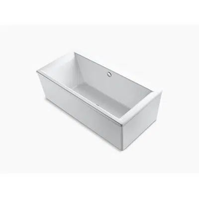 Image for K-6366 Stargaze® 72" x 36" freestanding bath with straight shroud and center drain