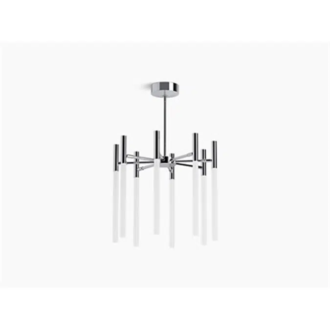K-23459-CHLED Components® Eight-light LED chandelier