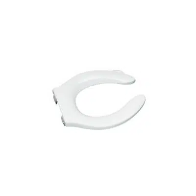 billede til K-4731-c Stronghold® Elongated toilet seat with integrated handle and check hinge