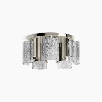 imagem para Ripple Five-light flush-mount