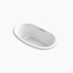 underscore® 59-3/4" x 35-3/4" drop-in vibracoustic® bath with bask® heated surface