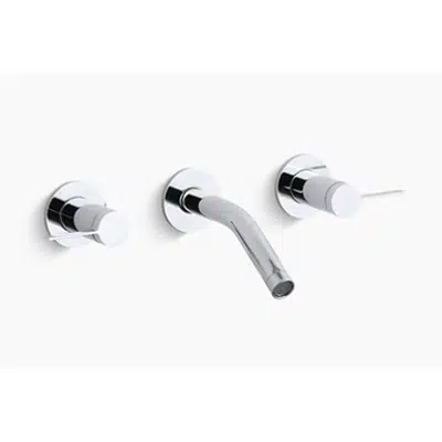 Image for K-T944-4 Stillness® Widespread wall-mount bathroom sink faucet trim, requires valve