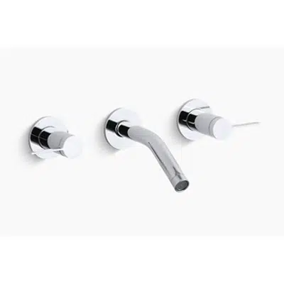 изображение для K-T944-4 Stillness® Widespread wall-mount bathroom sink faucet trim, requires valve