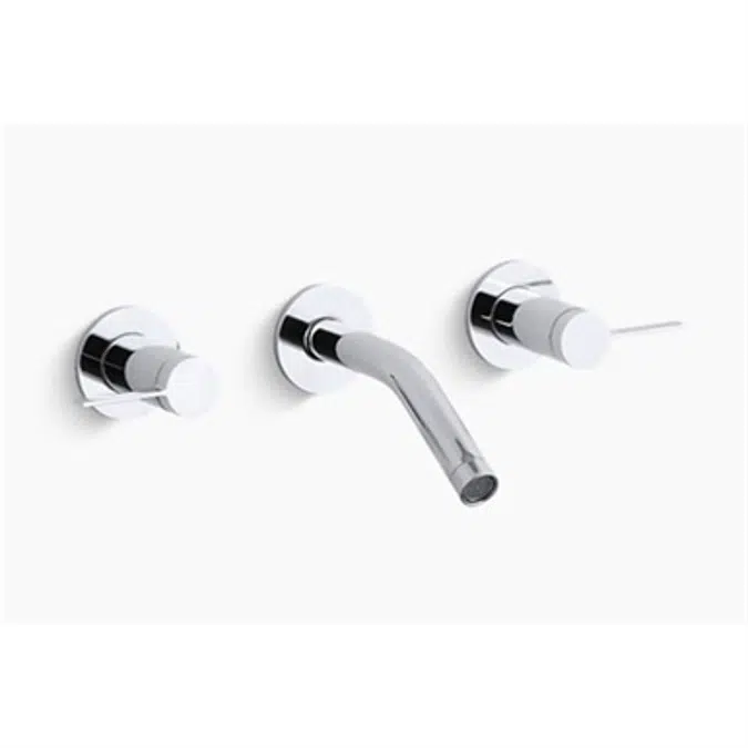 K-T944-4 Stillness® Widespread wall-mount bathroom sink faucet trim, requires valve