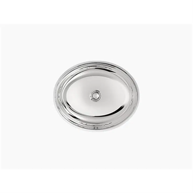 K-2609-MU Bachata® Drop-in/undermount bathroom sink with mirror finish and overflow