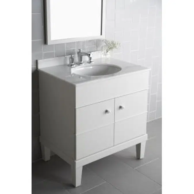 K-2732 Evandale® 3-piece bathroom vanity cabinet