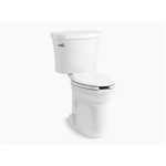k-25077-sst kingston™ comfort height® two-piece elongated 1.28 gpf chair height toilet with tank cover locks and antimicrobial finish