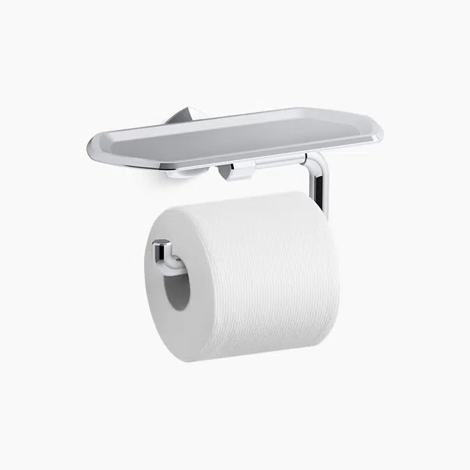 Occasion™ Toilet paper holder with tray