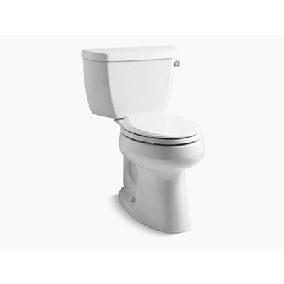 Image for K-5299-TR Highline® Classic Comfort Height® two-piece elongated 1.0 gpf toilet with tank cover locks and right-hand trip lever