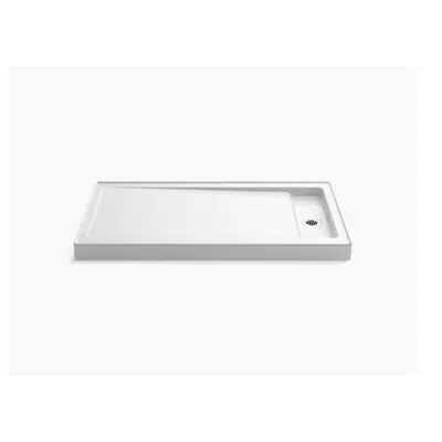 Obrázek pro K-9194 Bellwether® 60" x 34" single-threshold shower base with right offset drain