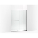 elate™ sliding shower door, 70-1/2" h x 50-1/4 - 53-5/8" w, with 1/4" thick frosted glass