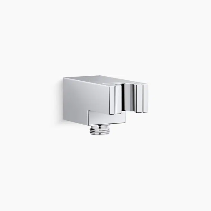 Statement™ Wall-mount handshower holder with supply elbow and check valve