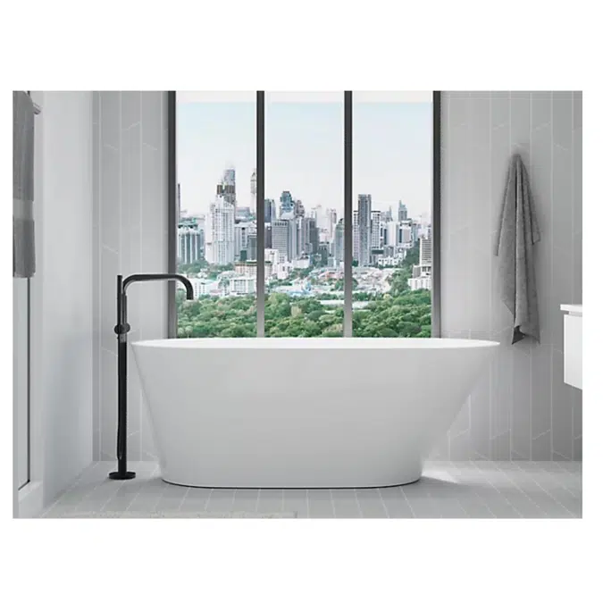 Brazn™ 66" x 35" freestanding bath