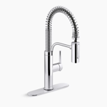 provo™ semi-professional pull-down kitchen sink faucet with two function sprayhead