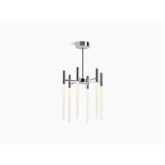 K-23460-CHLED Components® Six-light LED chandelier