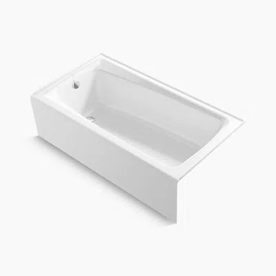 Irvine™ 60" x 32" alcove bath, left drain图像