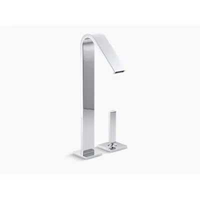 Obrázek pro K-14660-4 Loure® Tall Single-handle bathroom sink faucet with lever handle