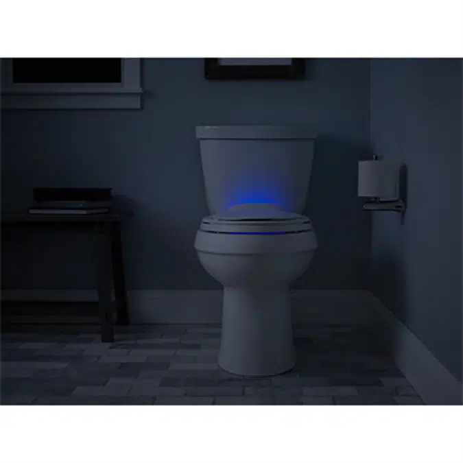 K-2599 Transitions® Nightlight Quiet-Close™ Elongated toilet seat