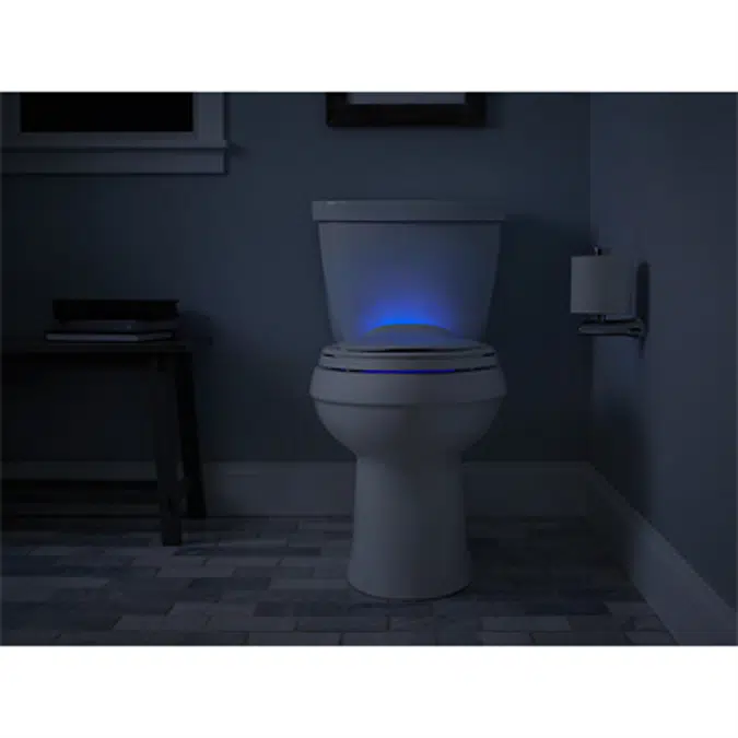 K-2599 Transitions® Nightlight Quiet-Close™ Elongated toilet seat