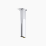 statement™ 10" ceiling-mount two-function rainhead arm and flange