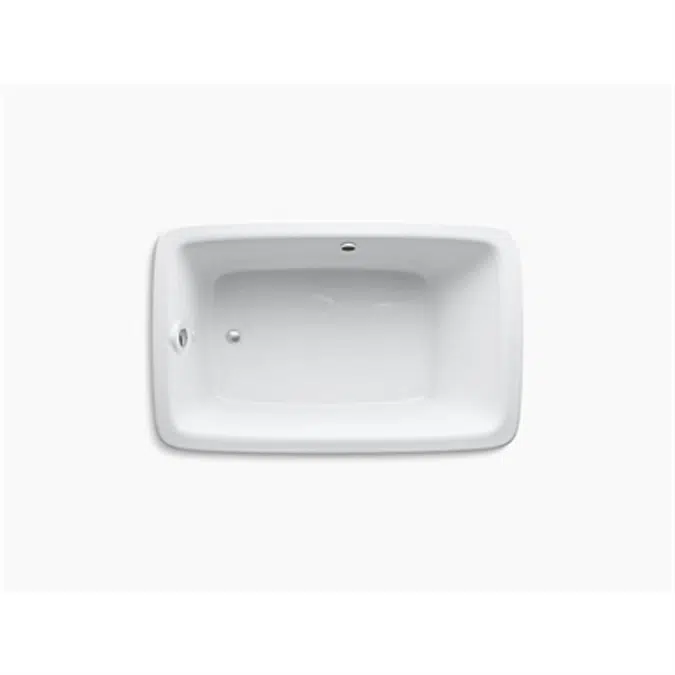 K-1156-W1 Bancroft® 65-7/8" x 41-3/4" drop-in bath with Bask® heated surface and end drain