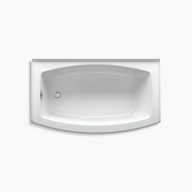 Expanse® 60" x 30" alcove bath, left drain