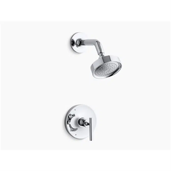 K-TS14422-4 Purist® Rite-Temp® shower trim with lever handle and 2.5 gpm showerhead