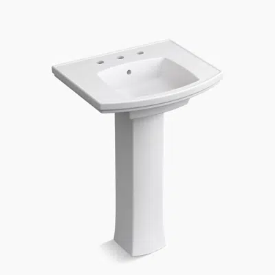 Image for Kelston® 23-3/4" rectangular pedestal bathroom sink