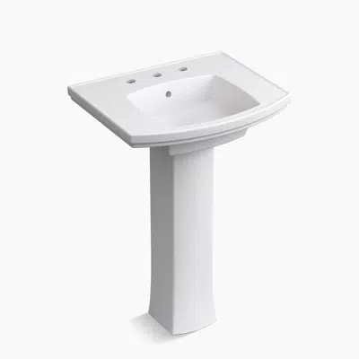 изображение для Kelston® 23-3/4" rectangular pedestal bathroom sink