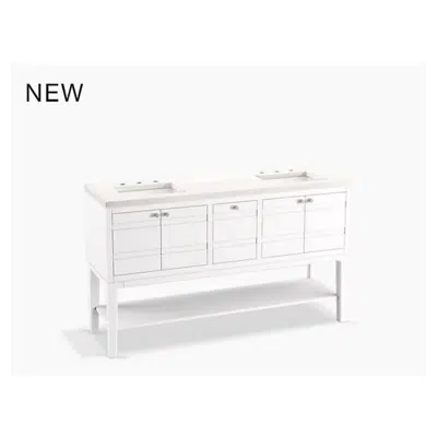 K-33525-ASB Helst™ 60" bathroom vanity set için görüntü