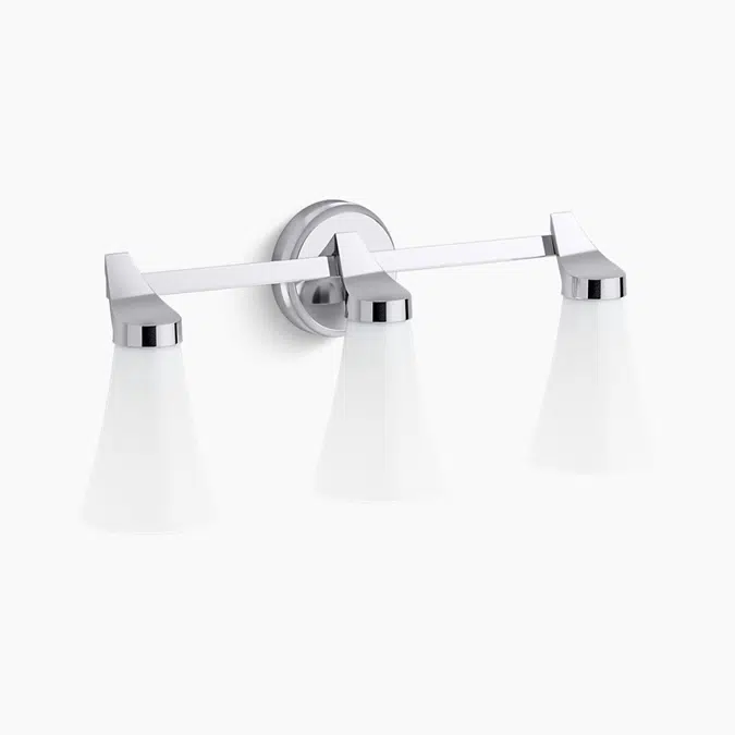 Simplice™ Three-light sconce