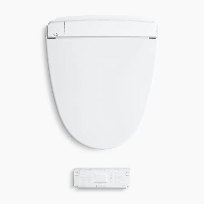 Novita BH93 Round-front bidet toilet seat with remote control