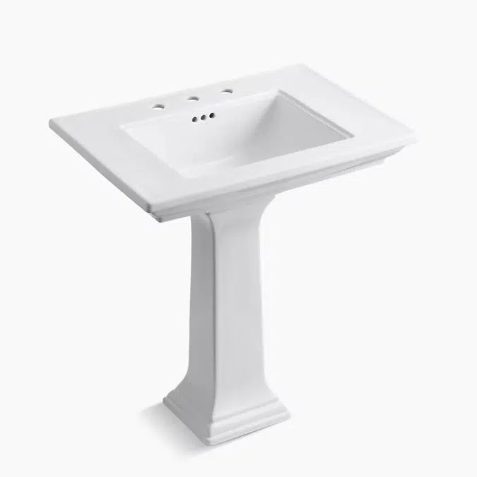 Memoirs® Stately 30-3/4" rectangular pedestal bathroom sink