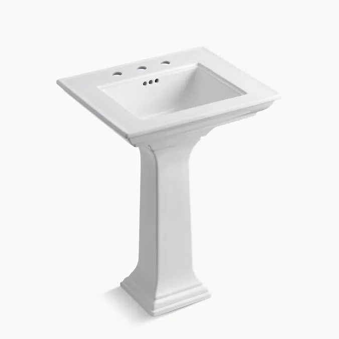 Memoirs® Stately 24-1/2" rectangular pedestal bathroom sink