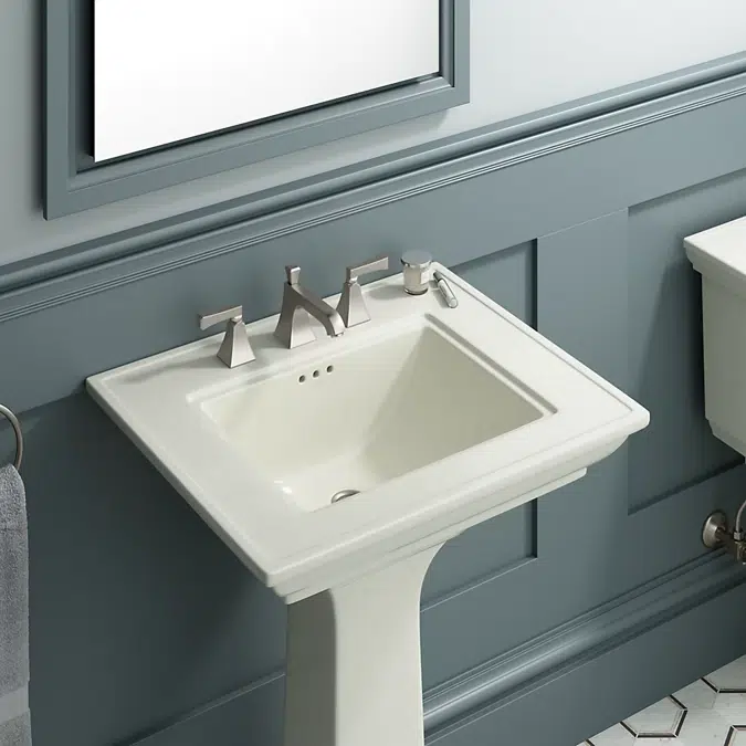 Memoirs® Stately 24-1/2" rectangular pedestal bathroom sink