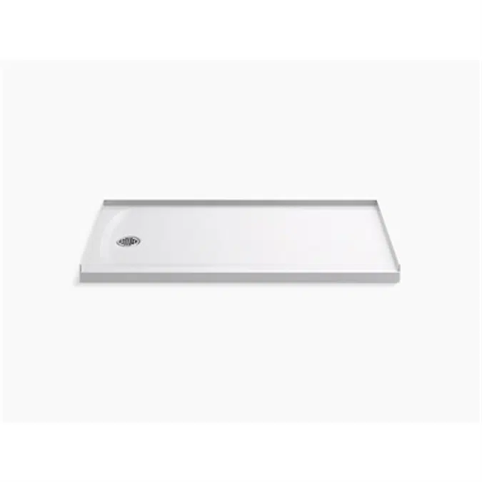 K-1937 Ballast® 60" x 32" shower base with left-hand drain