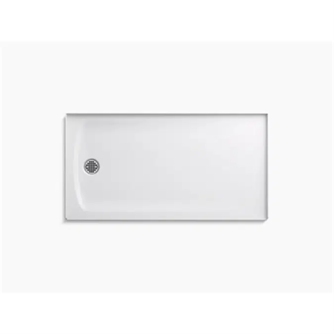 K-1937 Ballast® 60" x 32" shower base with left-hand drain