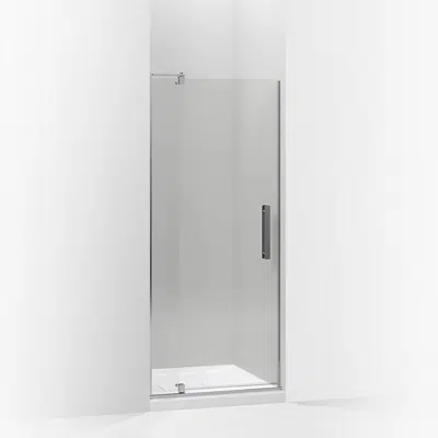 Image for Revel® Pivot shower door, 70" H x 27-5/16 - 31-1/8" W, with 5/16" thick Crystal Clear glass
